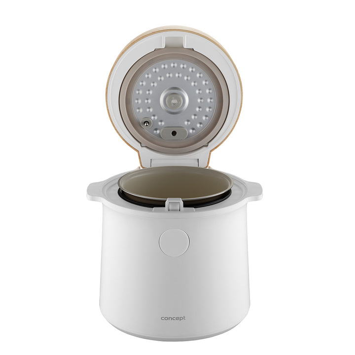 Fierbător de orez Concept, 9 programe, afișaj LED, 1,5 l, alb, RE3030