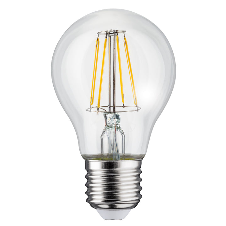 Aplică 1xE27 cu senzor Maclean, senzor infraroșu, sarcină max. 60W, IP65, culoare gri, MCE518 GR + bec cu filament LED E27, 6W 230V Maclean Energy MCE267 WW alb cald 3000Klm 720lm retro edison decorativ