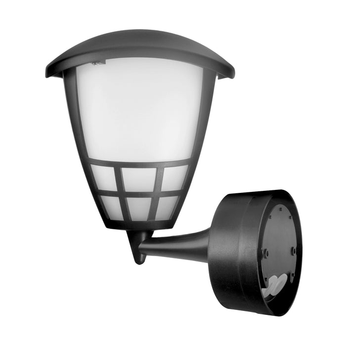Lampă de perete 1xE27 cu senzor Maclean, senzor infraroșu, sarcină max. 60W, IP65, culoare gri, MCE518 GR + bec cu filament LED E27, 8W 230V Maclean Energy MCE268 WW alb cald 3000K 1055lm retro edison decorativ