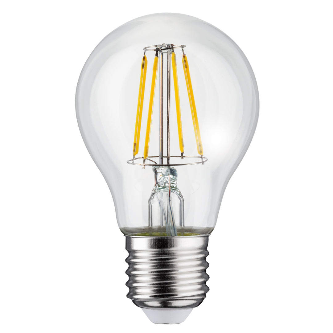 Lampă de perete 1xE27 cu senzor Maclean, senzor infraroșu, sarcină max. 60W, IP65, negru, MCE518 B + bec cu filament LED E27, 11W 230V Maclean Energy MCE280 WW alb cald 3000K 1500lm retro edison decorativ A60