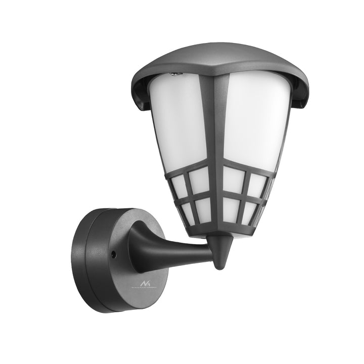 Aplică 1xE27 Maclean, sarcina max. 60W, IP65, culoare gri, MCE519 GR + bec cu filament LED E27, 6W 230V Maclean Energy MCE267 WW alb cald 3000K 720lm retro edison decorativ