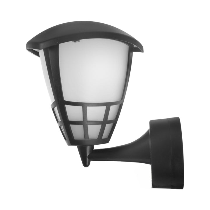 Lampă de perete 1xE27 Maclean, sarcina max. 60W, IP65, negru, MCE519 B + bec cu filament LED E27, 6W 230V Maclean Energy MCE284 WW alb cald 3000K 720lm retro decorative edison