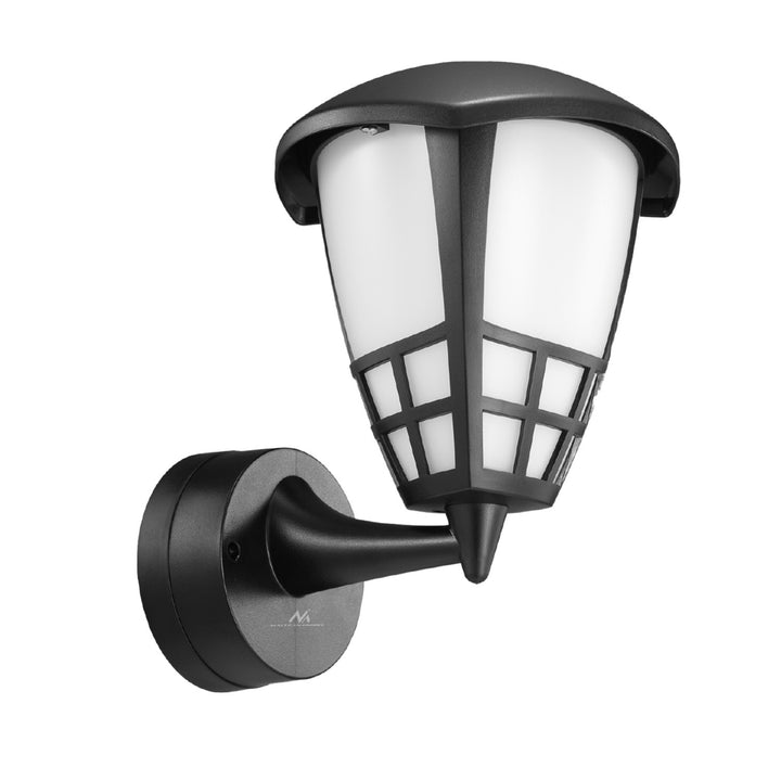 Lampă de perete 1xE27 Maclean, sarcina max. 60W, IP65, negru, MCE519 B + bec cu filament LED E27, 6W 230V Maclean Energy MCE284 WW alb cald 3000K 720lm retro decorative edison