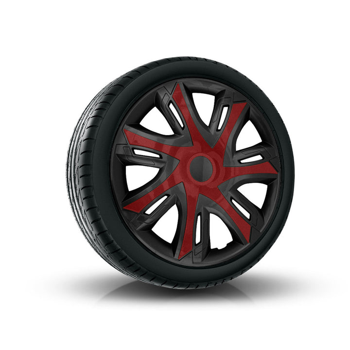 NRM N-Power bicolor negru și burgundy universal hubcap 14'' 1 buc.