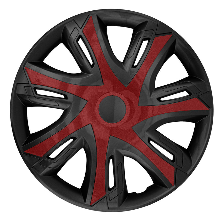 NRM N-Power bicolor negru și burgundy universal hubcap 14'' 1 buc.