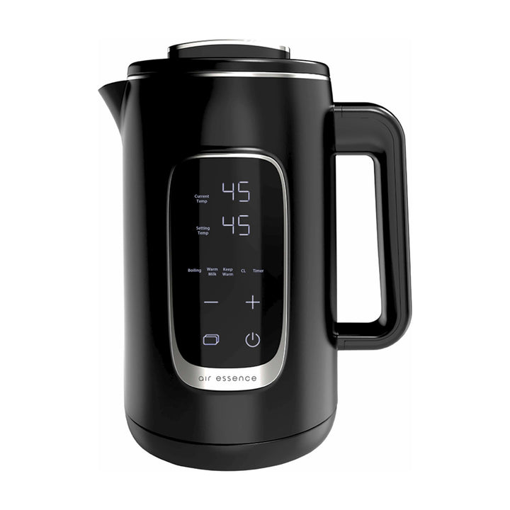 Fierbător electric Air Essence LuminaTi Black MAX cu funcție de declorare și decalcifiere, 2200 W, capacitate 1,5 L