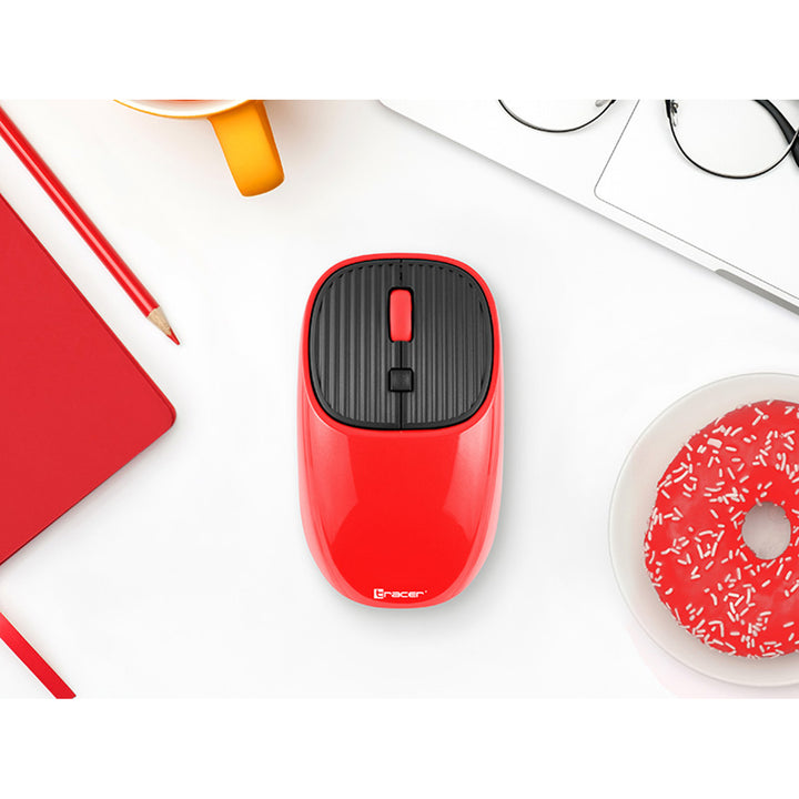 Mouse wireless Tracer, senzor optic, simetric, WAVE RF 2.4 Ghz