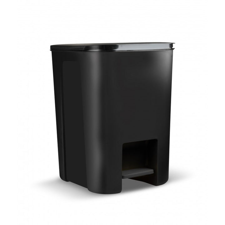 Coș de gunoi Practic, cu pedală, negru, 25l, 10104699