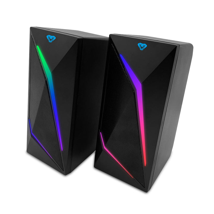 Boxe de gaming 2.0 cu Bluetooth, retroiluminare colorată cu LED-uri RGB Media-Tech COBRA PRO URION 2.0 MT3172