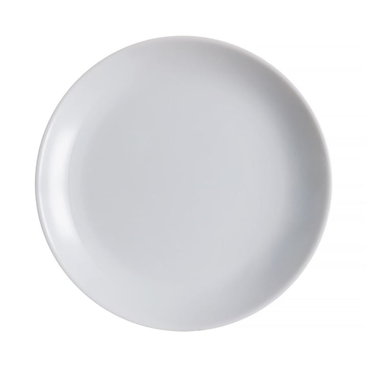 Farfurie de desert Luminarc, rotundă, 19 cm, gri, Diwali Granit