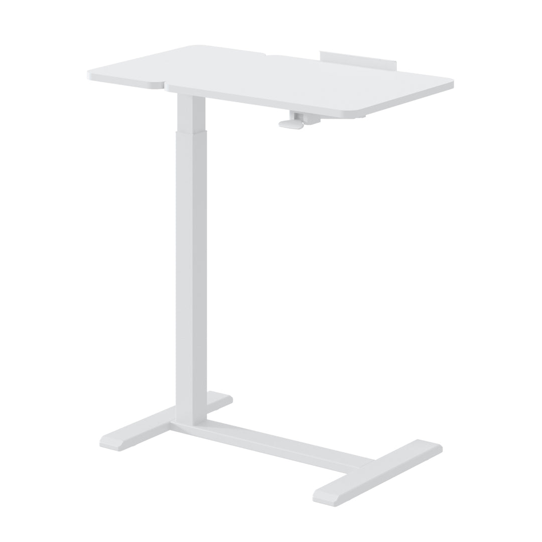 Suport mobil pentru birou/laptop Maclean, alb, înălțime reglabilă 76-109cm, max. 30kg , MC-120 W
