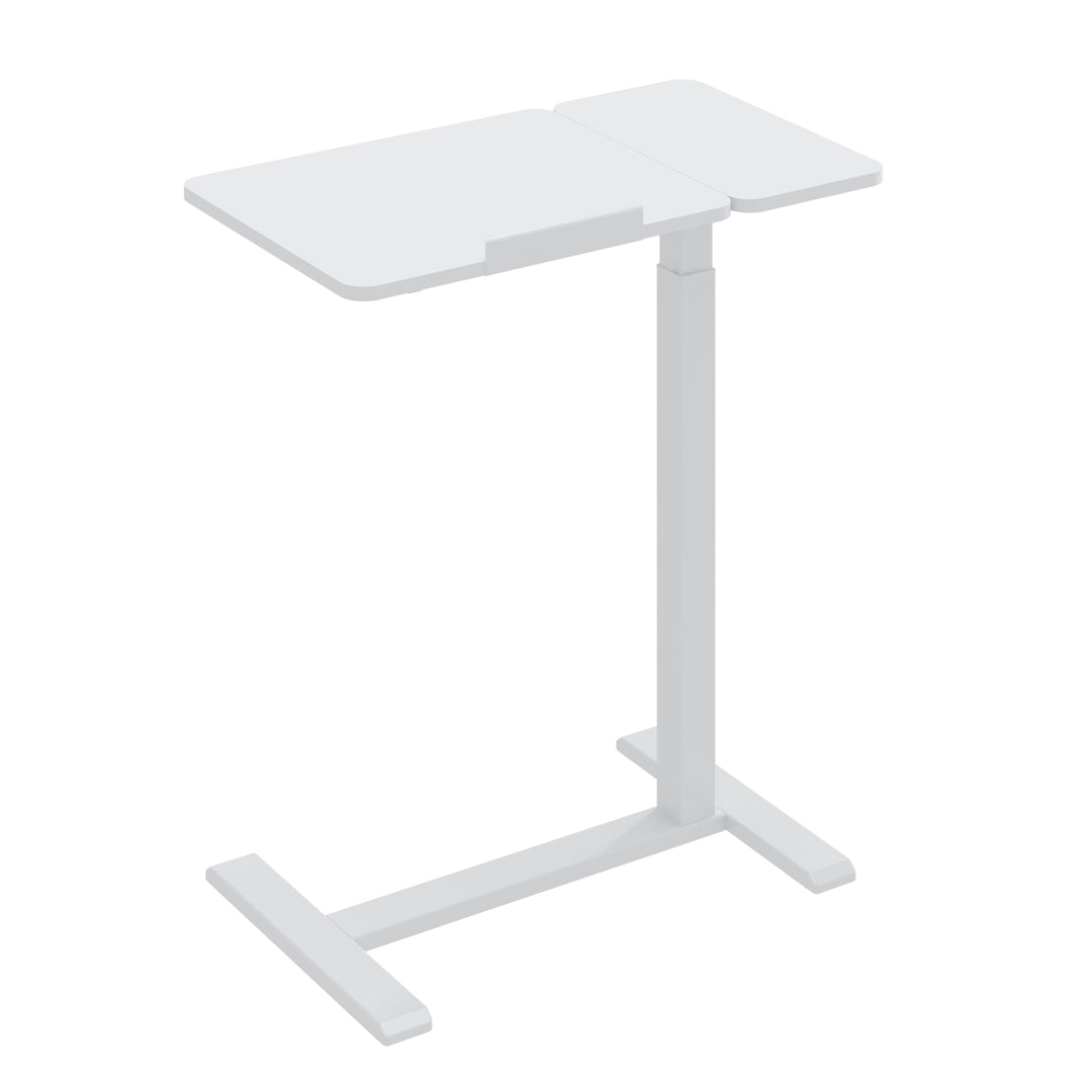 Suport mobil pentru birou/laptop Maclean, alb, înălțime reglabilă 76-109cm, max. 30kg , MC-120 W