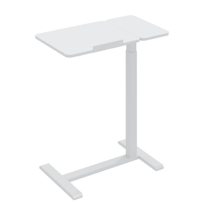 Suport mobil pentru birou/laptop Maclean, alb, înălțime reglabilă 76-109cm, max. 30kg , MC-120 W