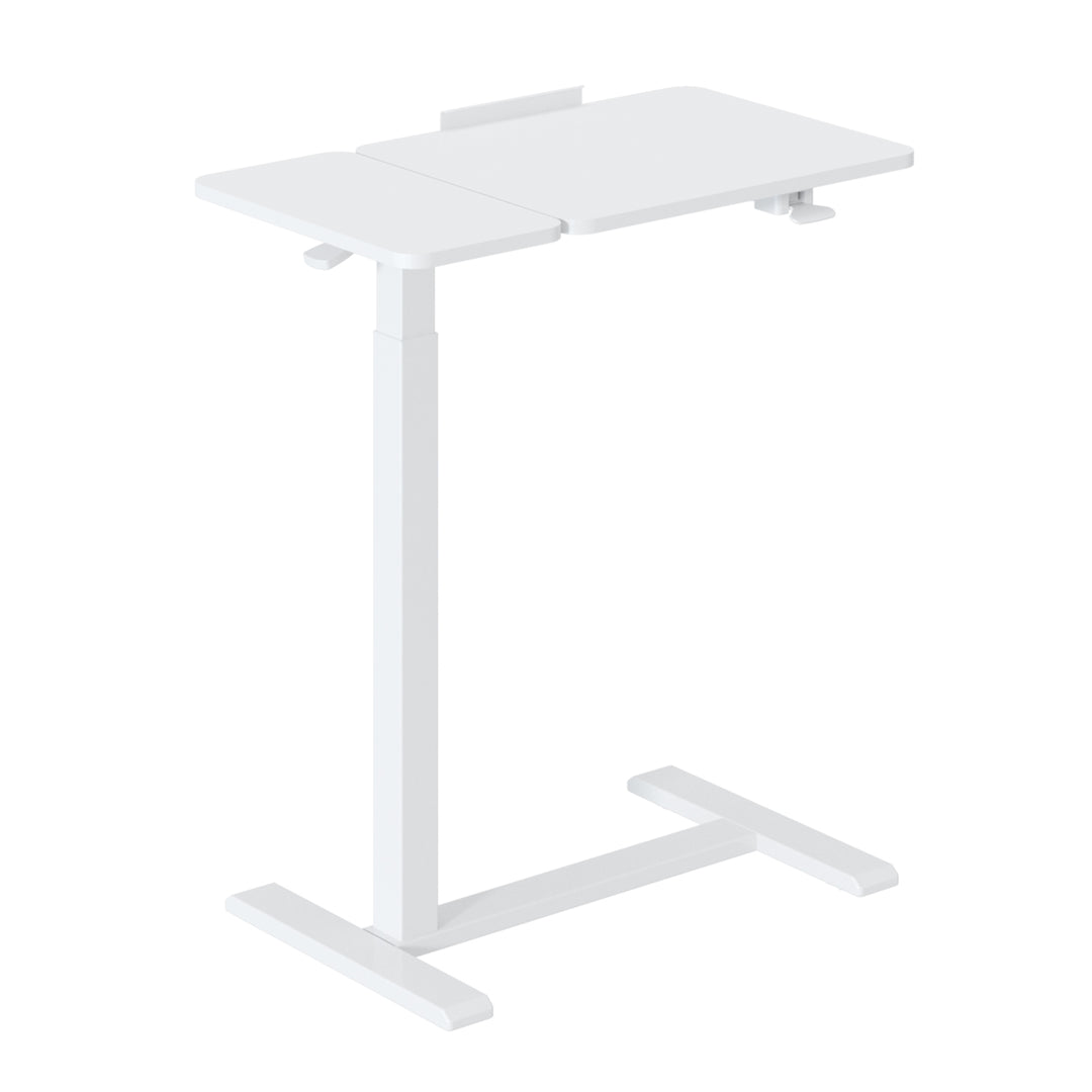 Suport mobil pentru birou/laptop Maclean, alb, înălțime reglabilă 76-109cm, max. 30kg , MC-120 W