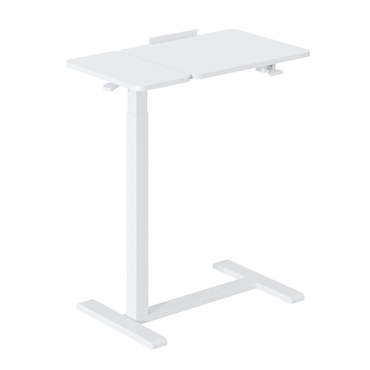 Suport mobil pentru birou/laptop Maclean, alb, înălțime reglabilă 76-109cm, max. 30kg , MC-120 W