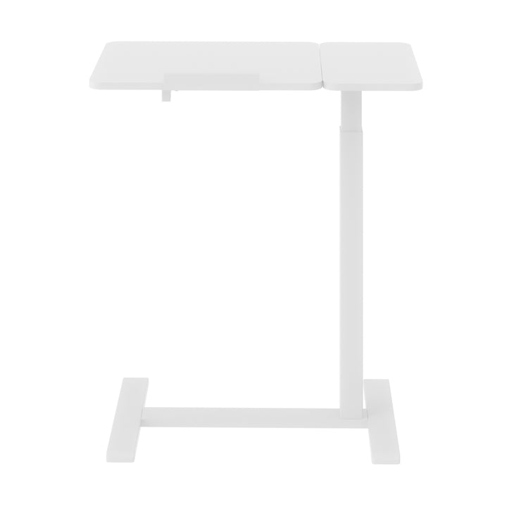 Suport mobil pentru birou/laptop Maclean, alb, înălțime reglabilă 76-109cm, max. 30kg , MC-120 W