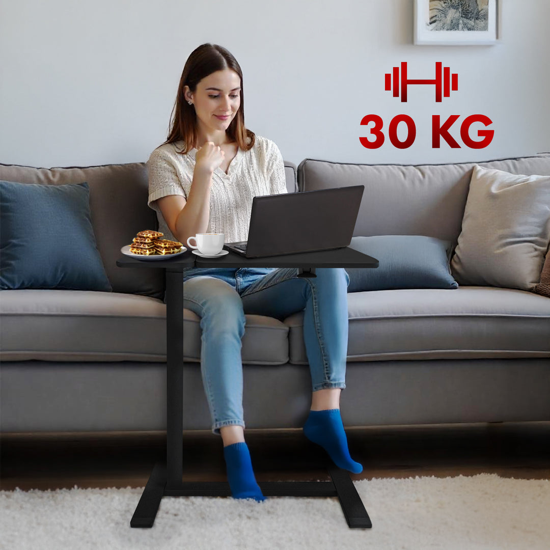 Maclean suport mobil pentru birou/laptop, negru, înălțime reglabilă 76-109cm, max. 30kg , MC-120 B