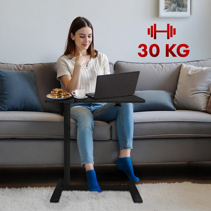 Maclean suport mobil pentru birou/laptop, negru, înălțime reglabilă 76-109cm, max. 30kg , MC-120 B