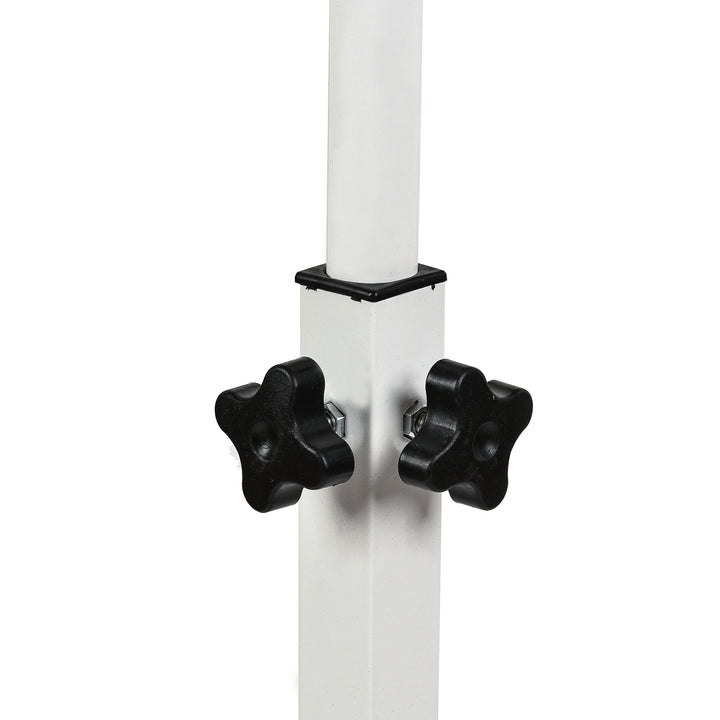 Suport mobil pentru birou/laptop Maclean, alb, înălțime reglabilă 59-89cm, max. 30kg , MC-121 W
