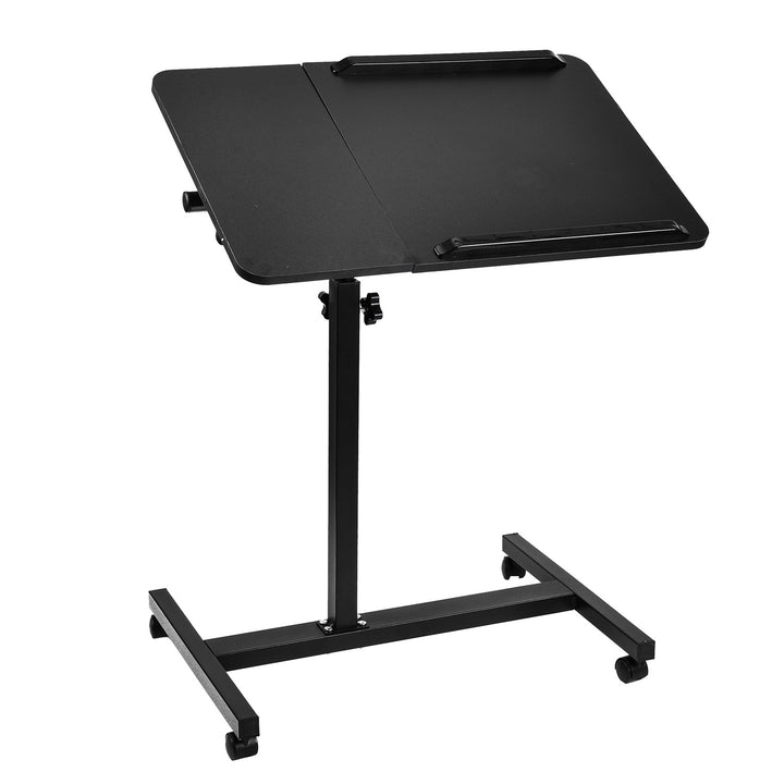 Suport mobil pentru birou/laptop Maclean, negru, înălțime reglabilă 59-89cm, max. 30kg , MC-121 B
