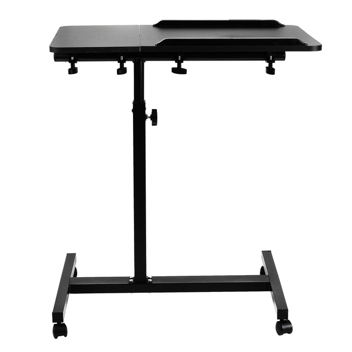Suport mobil pentru birou/laptop Maclean, negru, înălțime reglabilă 59-89cm, max. 30kg , MC-121 B