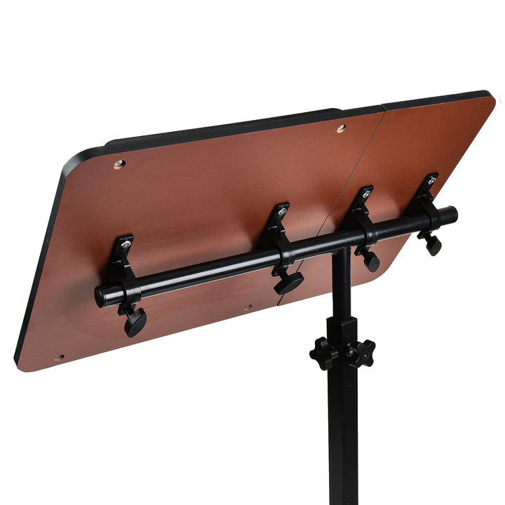 Suport mobil pentru birou/laptop Maclean, negru, înălțime reglabilă 59-89cm, max. 30kg , MC-121 B