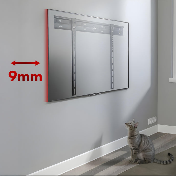 Maclean suport de perete ultra plat pentru TV, 40-85", max VESA 600x400, încărcare până la 80kg, MC-123