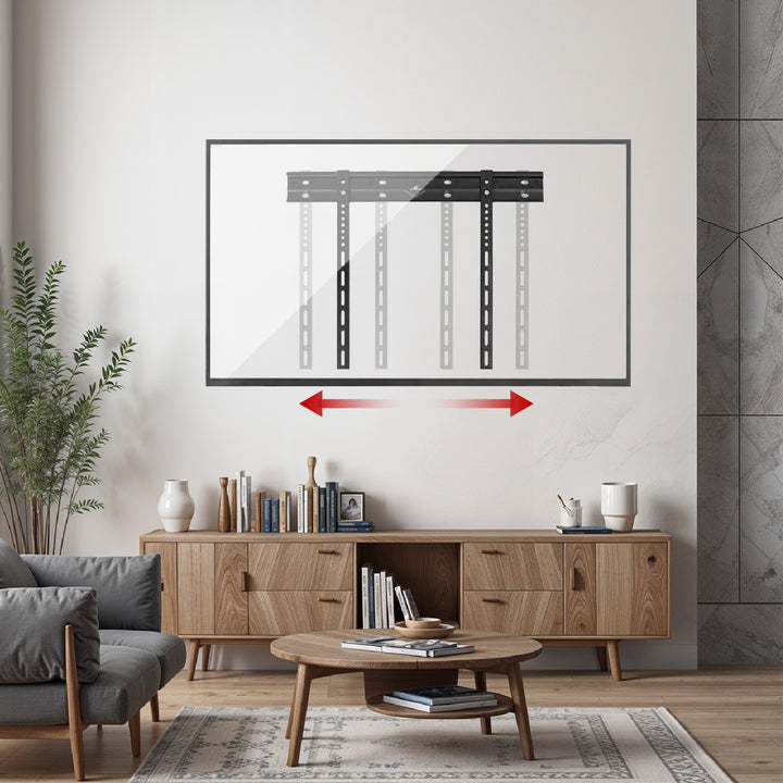 Maclean suport de perete ultra plat pentru TV, 40-85", max VESA 600x400, încărcare până la 80kg, MC-123
