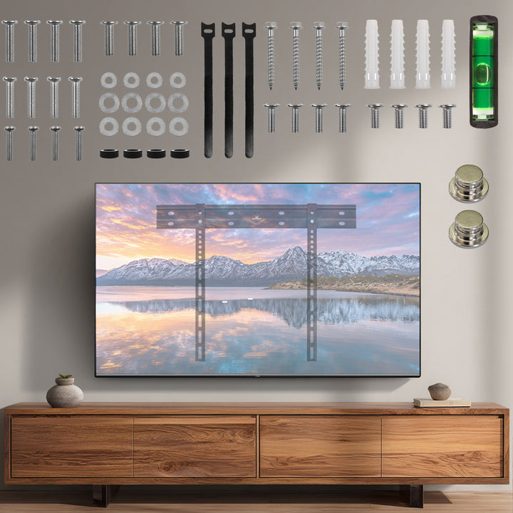 Maclean suport de perete ultra plat pentru TV, 40-85", max VESA 600x400, încărcare până la 80kg, MC-123
