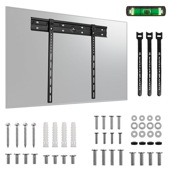 Maclean suport de perete ultra plat pentru TV, 40-85", max VESA 600x400, încărcare până la 80kg, MC-123