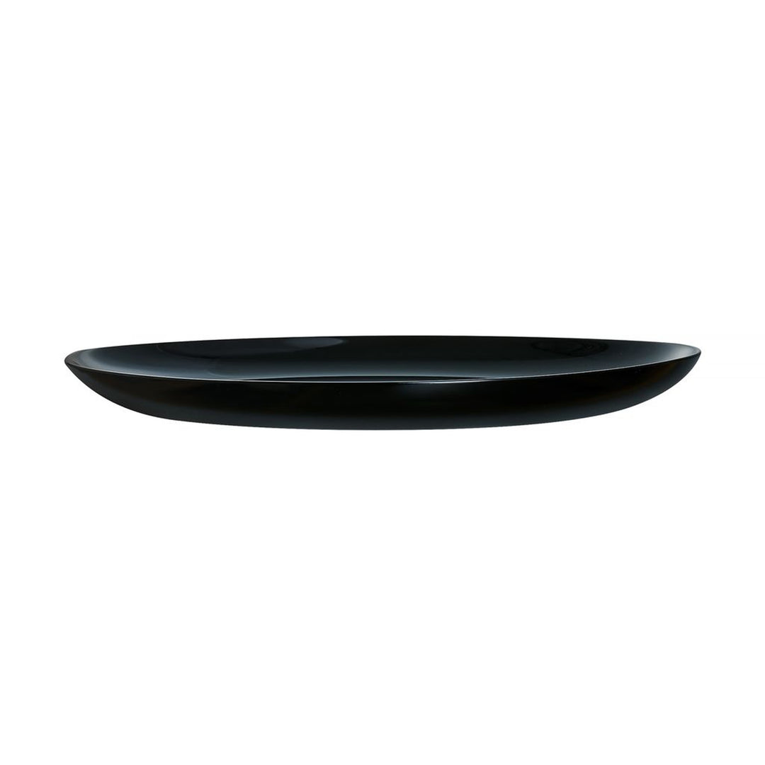 Farfurie de desert Luminarc, neagră, rotundă, 19cm, Diwali