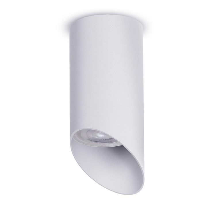 Corp de iluminat de suprafață/tub Maclean, spot, rotund, aluminiu, GU10, 55x130mm, alb, MCE360 W 3pcs+LED bec GU10 7W Maclean Energy MCE437 NW alb neutru 4000K, 220-240V~, 50/60Hz 3pcs