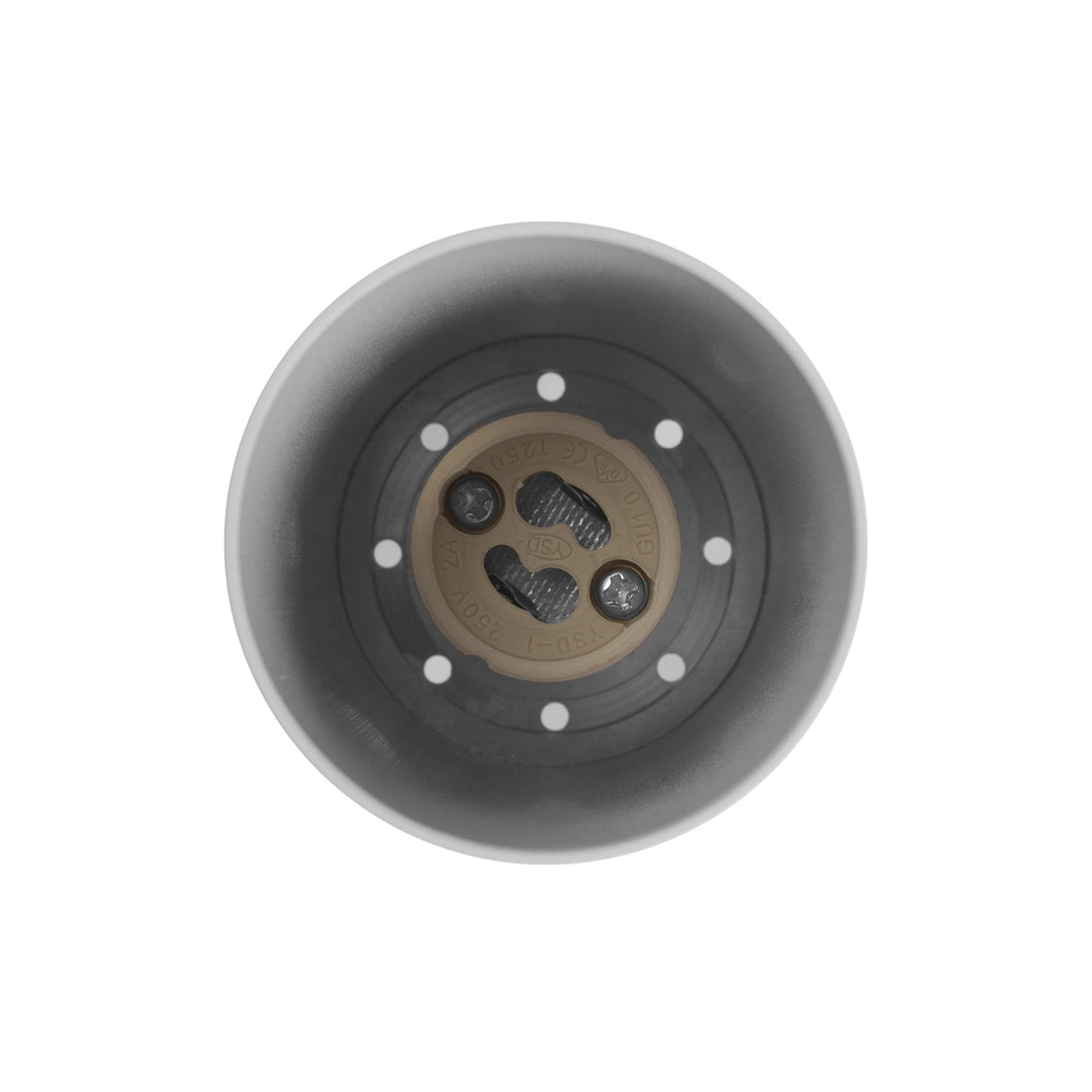 Corp de iluminat de suprafață/tub Maclean, spot, rotund, aluminiu, GU10, 55x130mm, alb, MCE360 W 3pcs+LED bec GU10 7W Maclean Energy MCE437 NW alb neutru 4000K, 220-240V~, 50/60Hz 3pcs