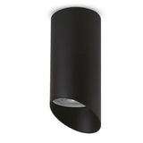 Set 3 spoturi tubulare Maclean, suprafață/tub, rotund, aluminiu, GU10, 55x130mm, culoare neagră, MCE360 B + 3 becuri LED GU10 7W Maclean Energy MCE437 NW alb neutru 4000K, 220-240V~, 50/60Hz