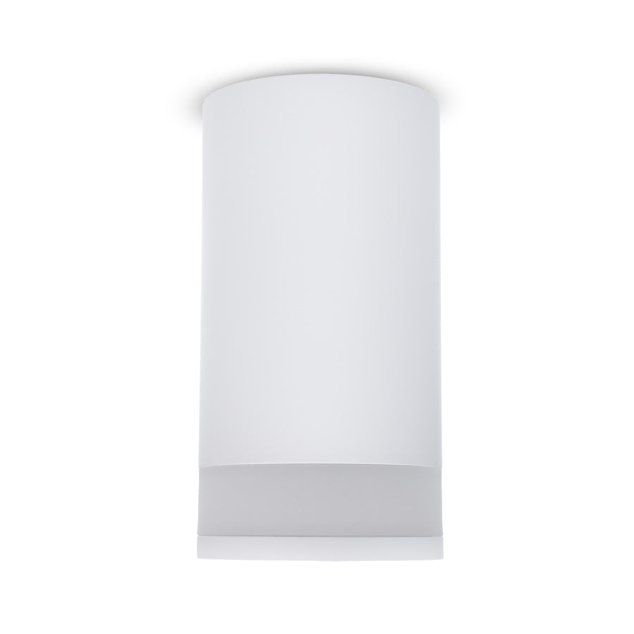 Spot tubular Maclean de suprafață/tub, rotund, aluminiu, GU10, 55x130mm, alb, MCE361 W + LED bec GU10 7W Maclean Energy MCE437 NW alb neutru 4000K, 220-240V~, 50/60Hz, 490 lm