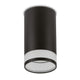 Spot tubular Maclean, de suprafață/tub, rotund, aluminiu, GU10, 55x130mm, negru, MCE361 B + bec LED GU10 7W Maclean Energy MCE437 NW alb neutru 4000K, 220-240V~, 50/60Hz, 490lm