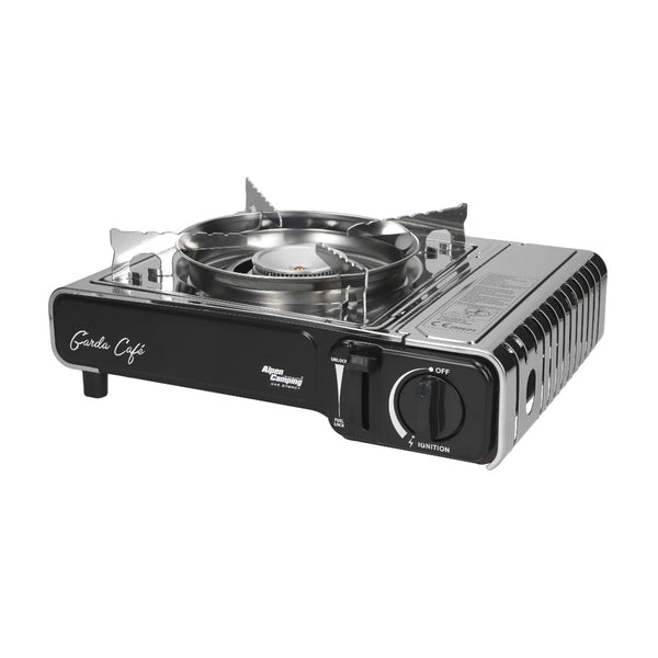 Aragaz turistic Alpen Camping, pentru cartuș de gaz, 2.2 kW, Garda Cafe