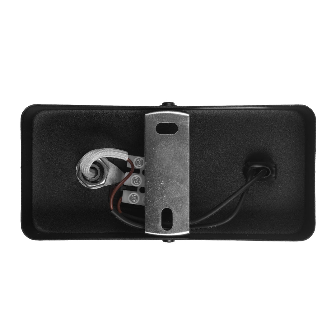 Maclean wall lamp / wall light, spot, rotund, GU10, cu comutator 55x90mm, culoare neagră, MCE369 B+ Bec LED GU10 7W Maclean Energy MCE437 WW alb cald 3000K, 220-240V~, 50/60Hz, 490 lumeni