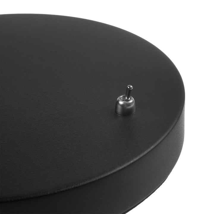 Lampă de birou Maclean GU10, spot, rotundă, GU10, cu întrerupător 55x90mm, negru, MCE370 B+ Bec GU10 7W Maclean Energy MCE437 NW alb neutru 4000K, 220-240V~, 50/60Hz, 490 lumeni