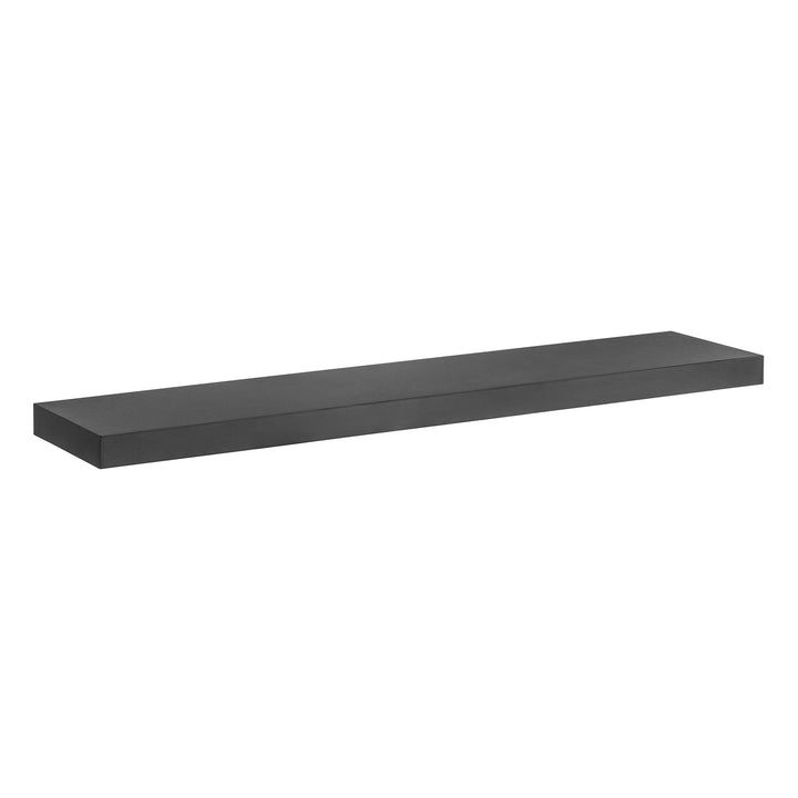Set 3 rafturi de perete Maclean MC-330, 90 x 20 cm, 5 kg, negru