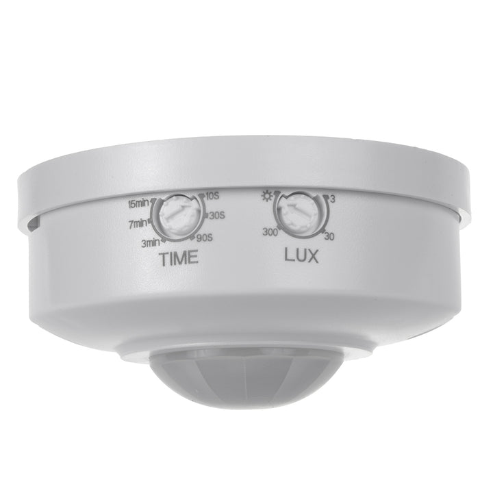 Maclean Detector de mișcare PIR, rază 6m, tavan, sarcină max. 1200W, IP20, MCE314 W 4 bucăți