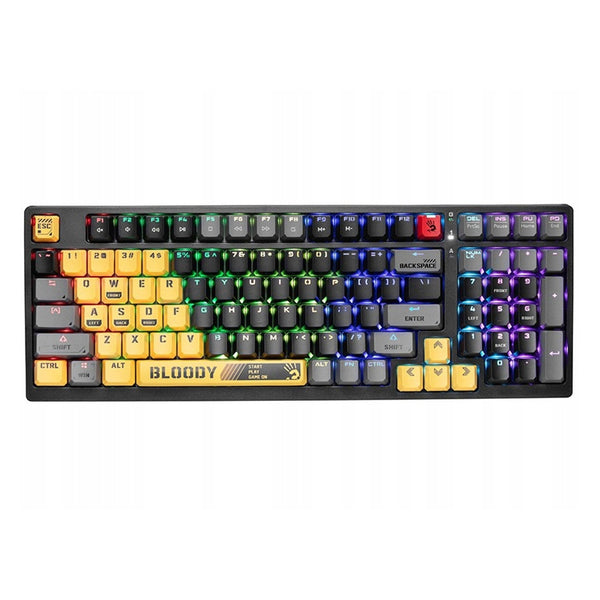 Tastatură mecanică A4TECH BLOODY S98 USB Sports Lime,  (BLMS Red Plus Switches)