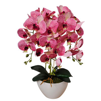 Orhidee artificiala in ghiveci Damich 3pgrk2, 60 cm, roz