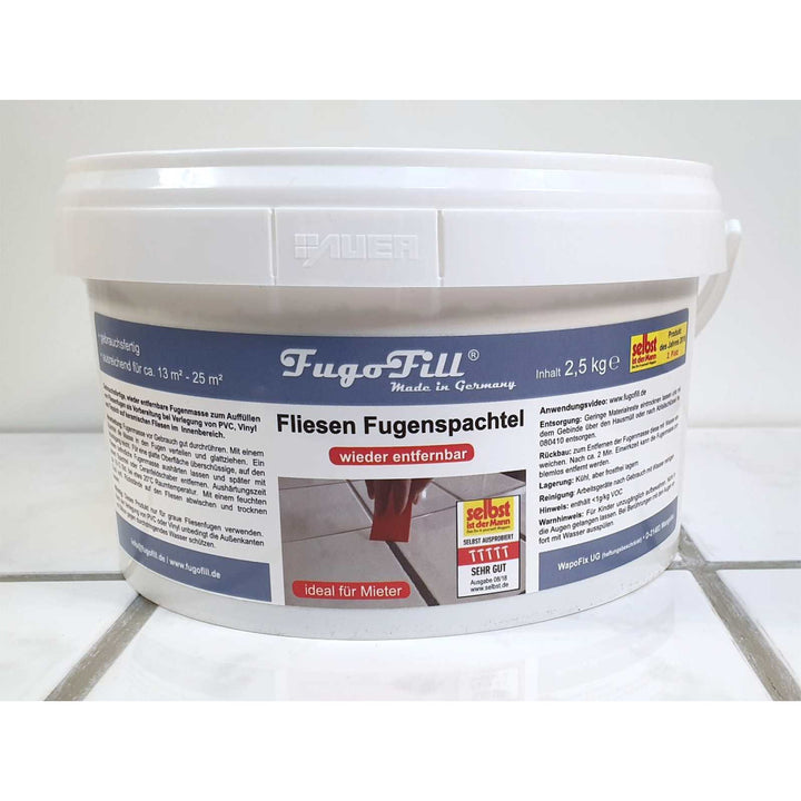 FugoFill compus pentru rosturi de gresie detașabil, 2.5kg, gri