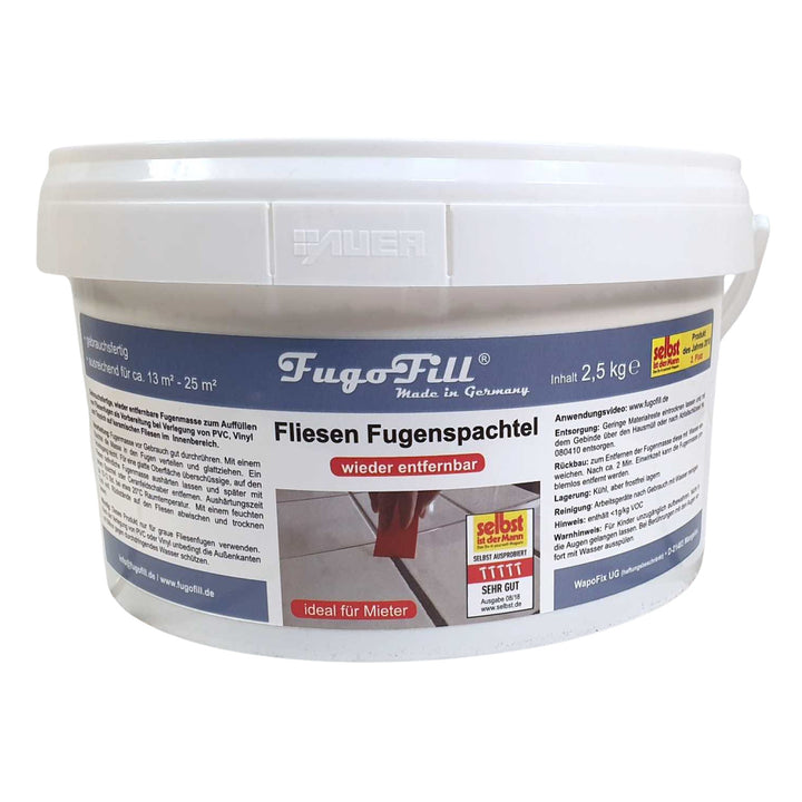 FugoFill compus pentru rosturi de gresie detașabil, 2.5kg, gri