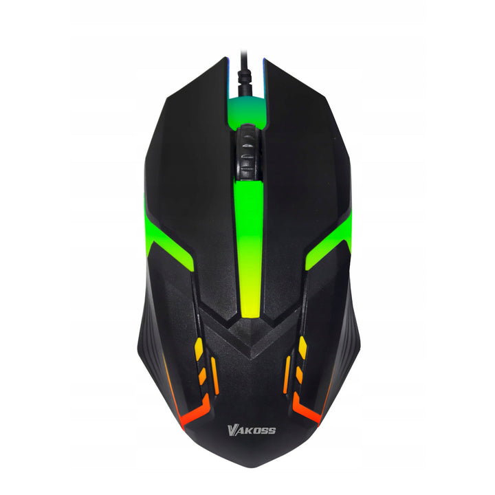 Mouse de gaming Vakoss, iluminat RGB, 1000 dpi, TM-5133K
