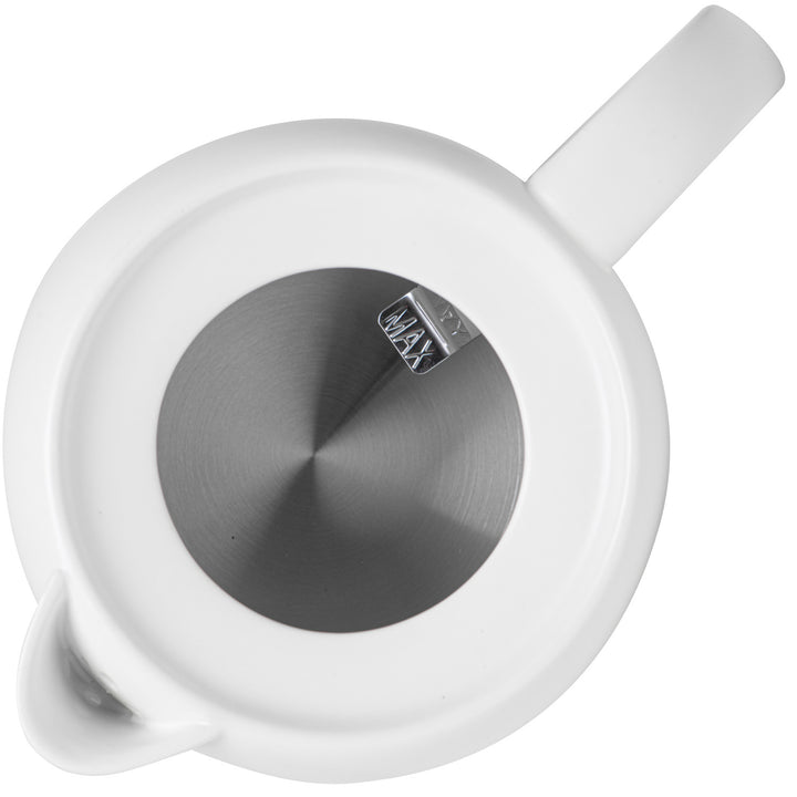 Fierbator electric ceramic 1.0L, 1200W, ecru, Adler AD 1304