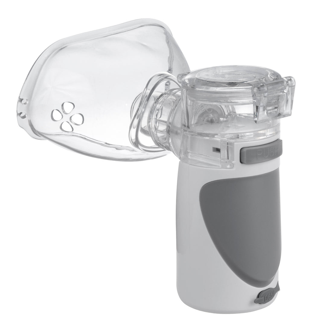 Promedix inhalator portabil fără fir, cu accesorii si măști, PR-835 + Promedix PR-960 termometru medical infraroșu fără contact