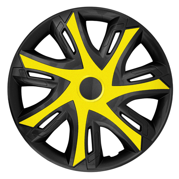 Capac jante universal 15'' NRM N-Power Bicolor negru-galben 1 buc