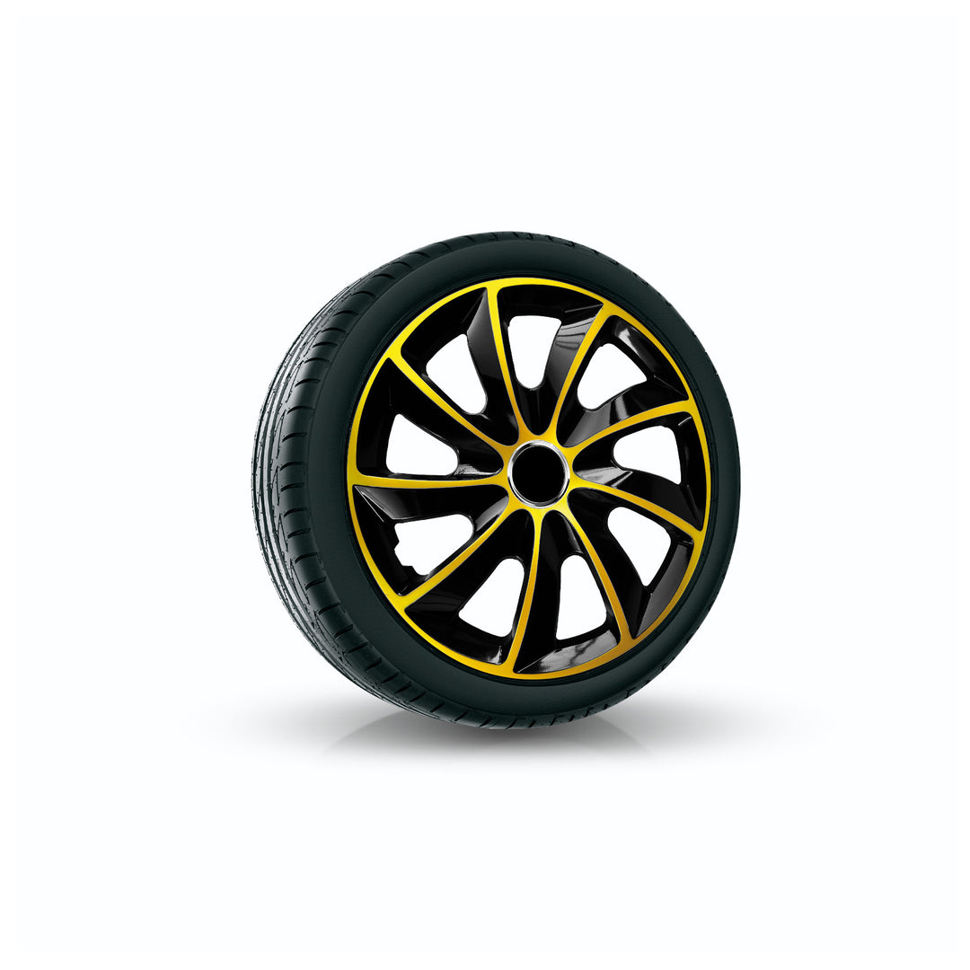 Capac jante universal 17'' NRM Stig Extra negru-auriu 1 buc